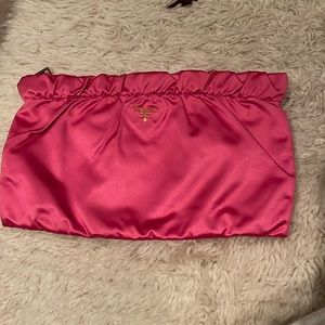 Prada Satin evening clutch “Barbie Pink”